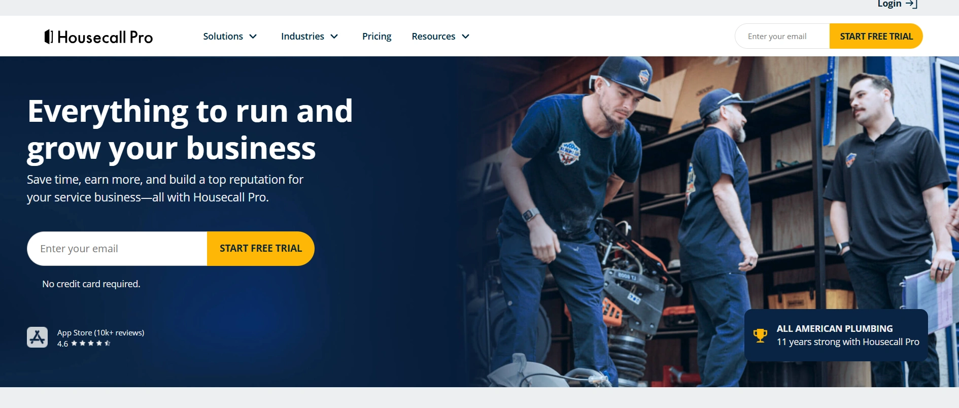 Housecall pro electrical contractor invoicing software