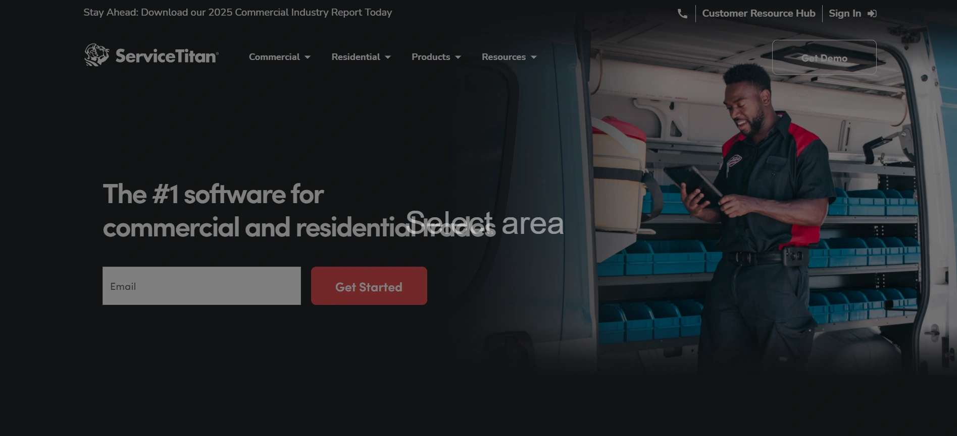 Servicetitan field service management platform and roofing crm software