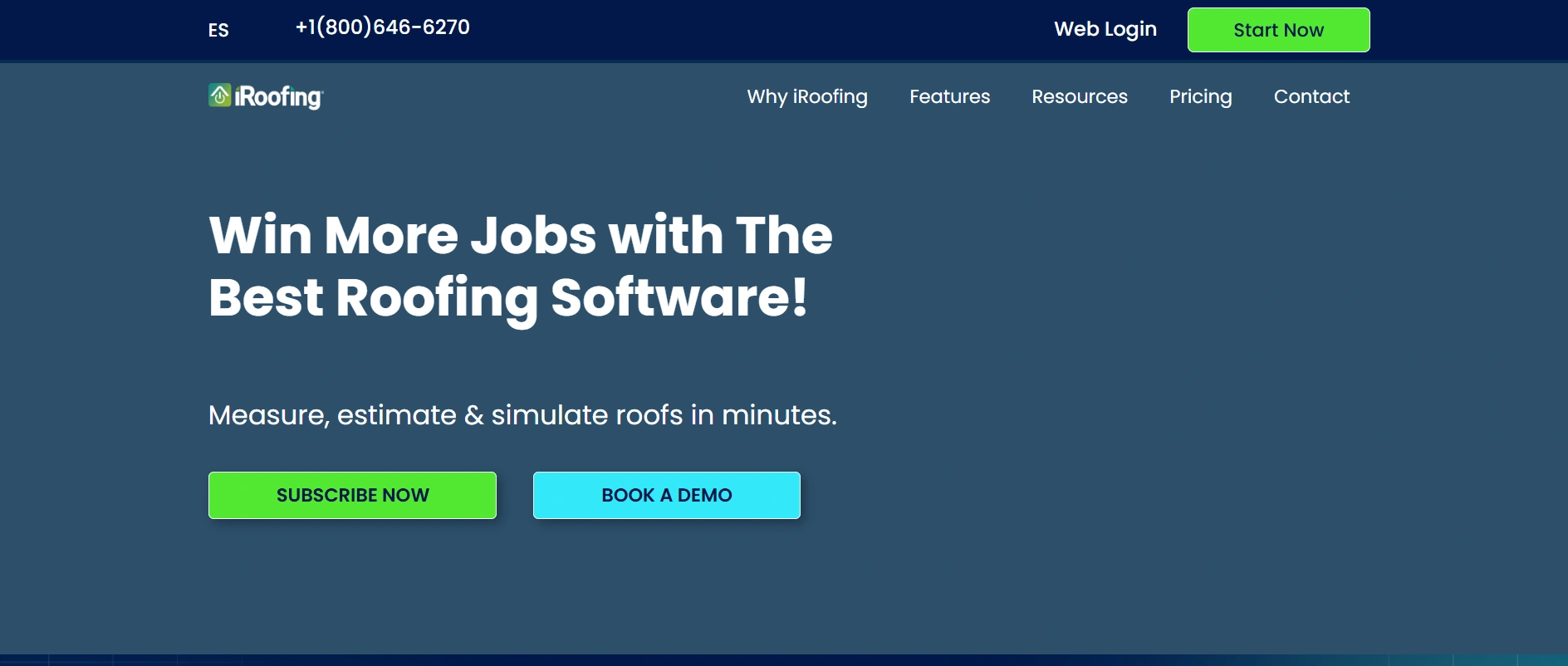 Iroofing mobile-first roofing software