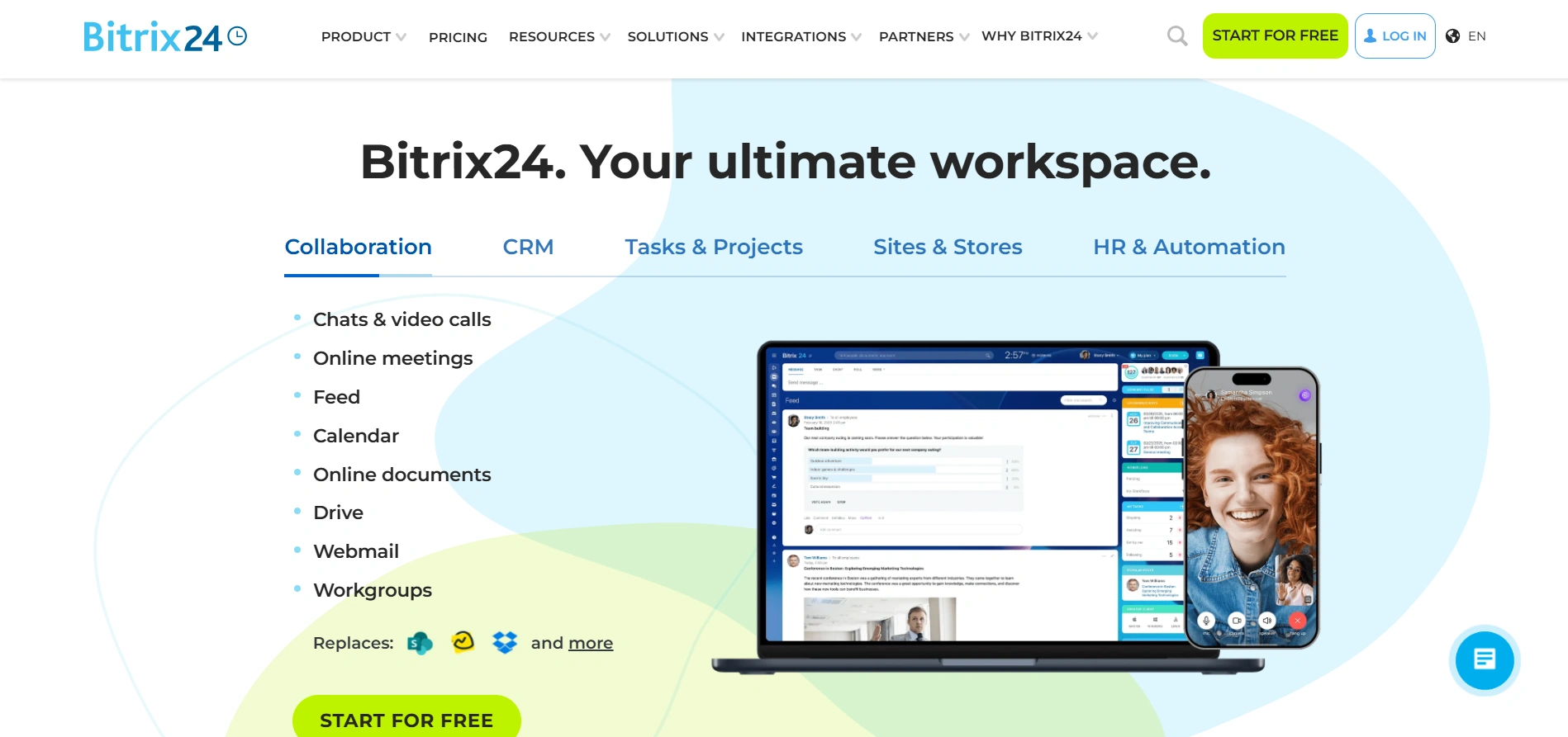 Bitrix on the list as th ebest crm and invoicing software