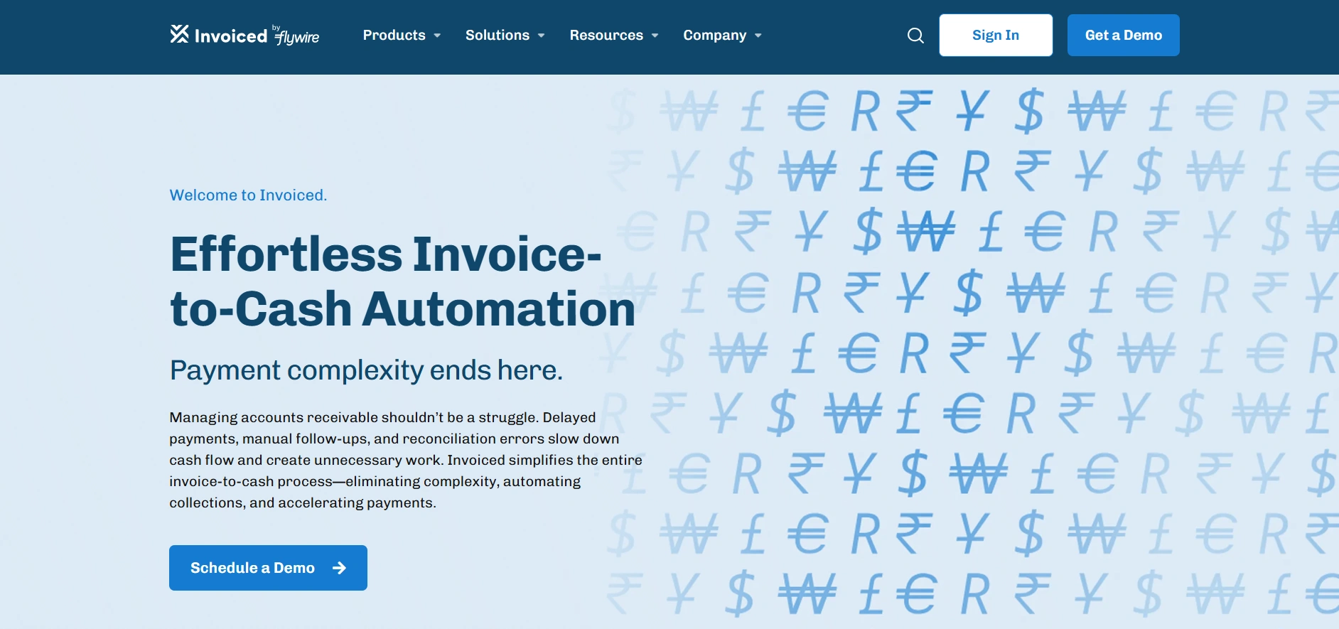 Invoice platform designed to streamline accounts receivable operations, including automated invoice reconciliation