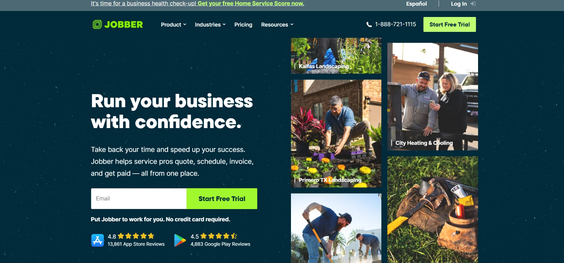 Jobber field-service management and invoicing software