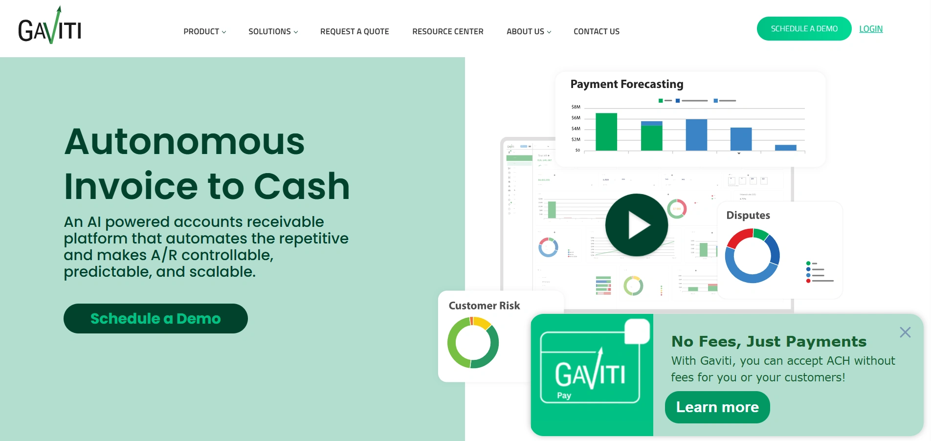 Gaviti cloud-based automated invoice processing software