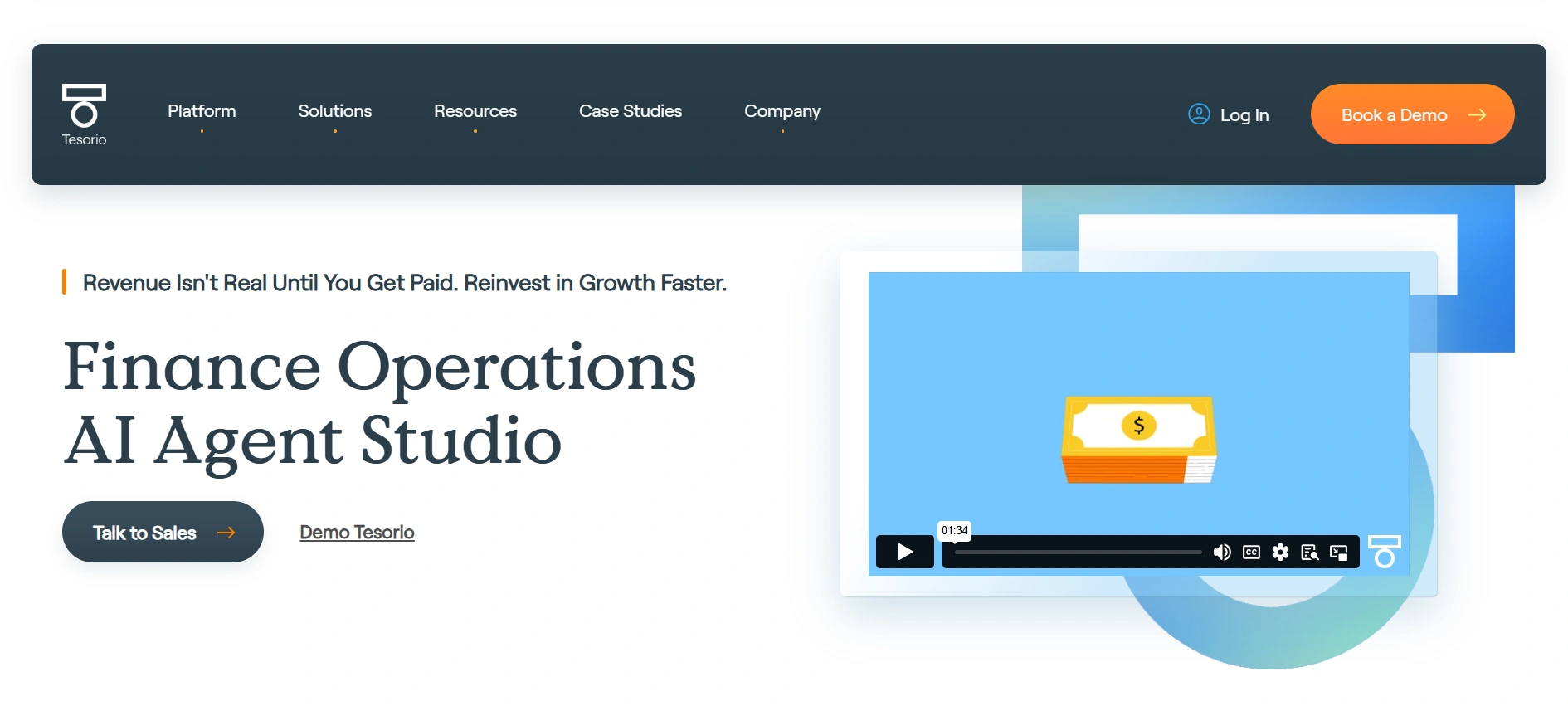 Tesorio AR automation platform