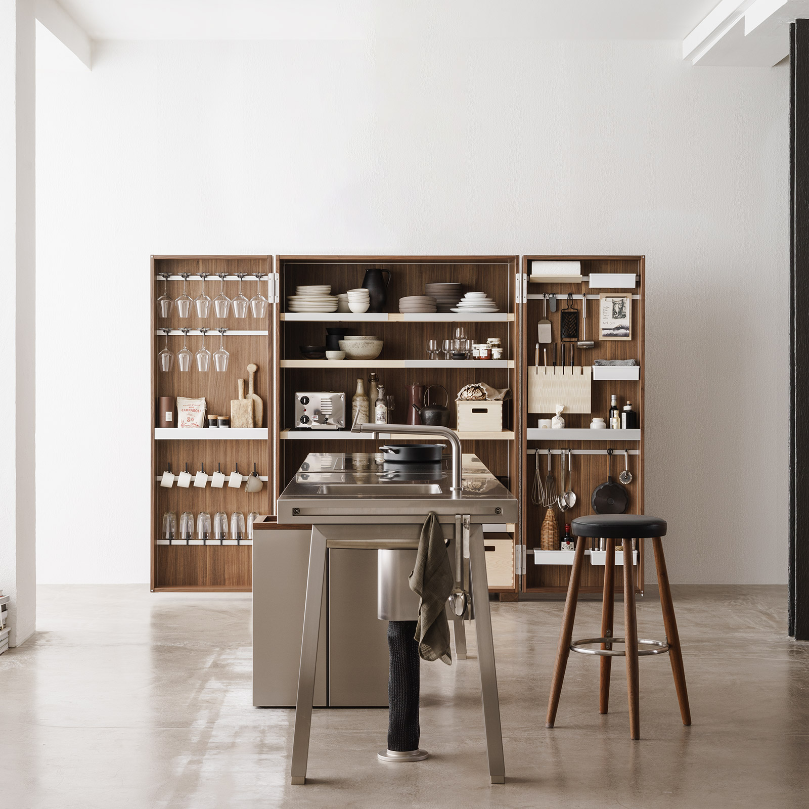 minimal b2 kitchen tool cabinet store by Bulthaup