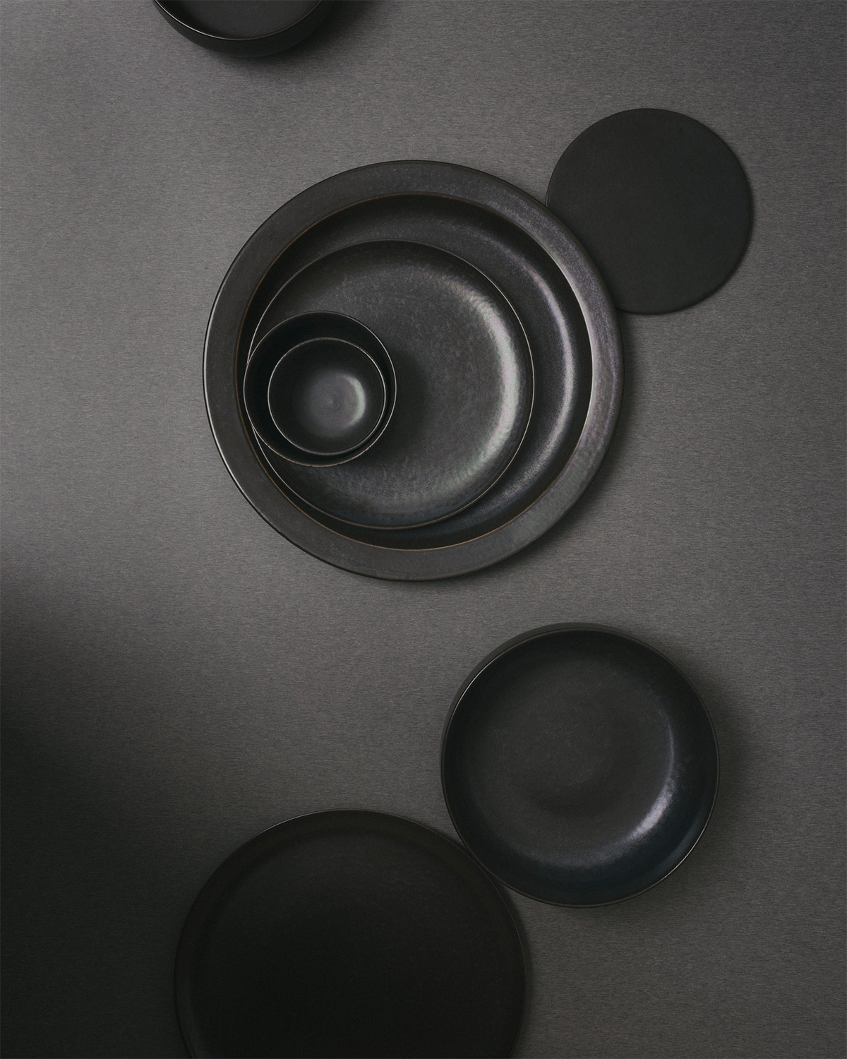 New Norm Dinnerware range by Menu in dark glaze
