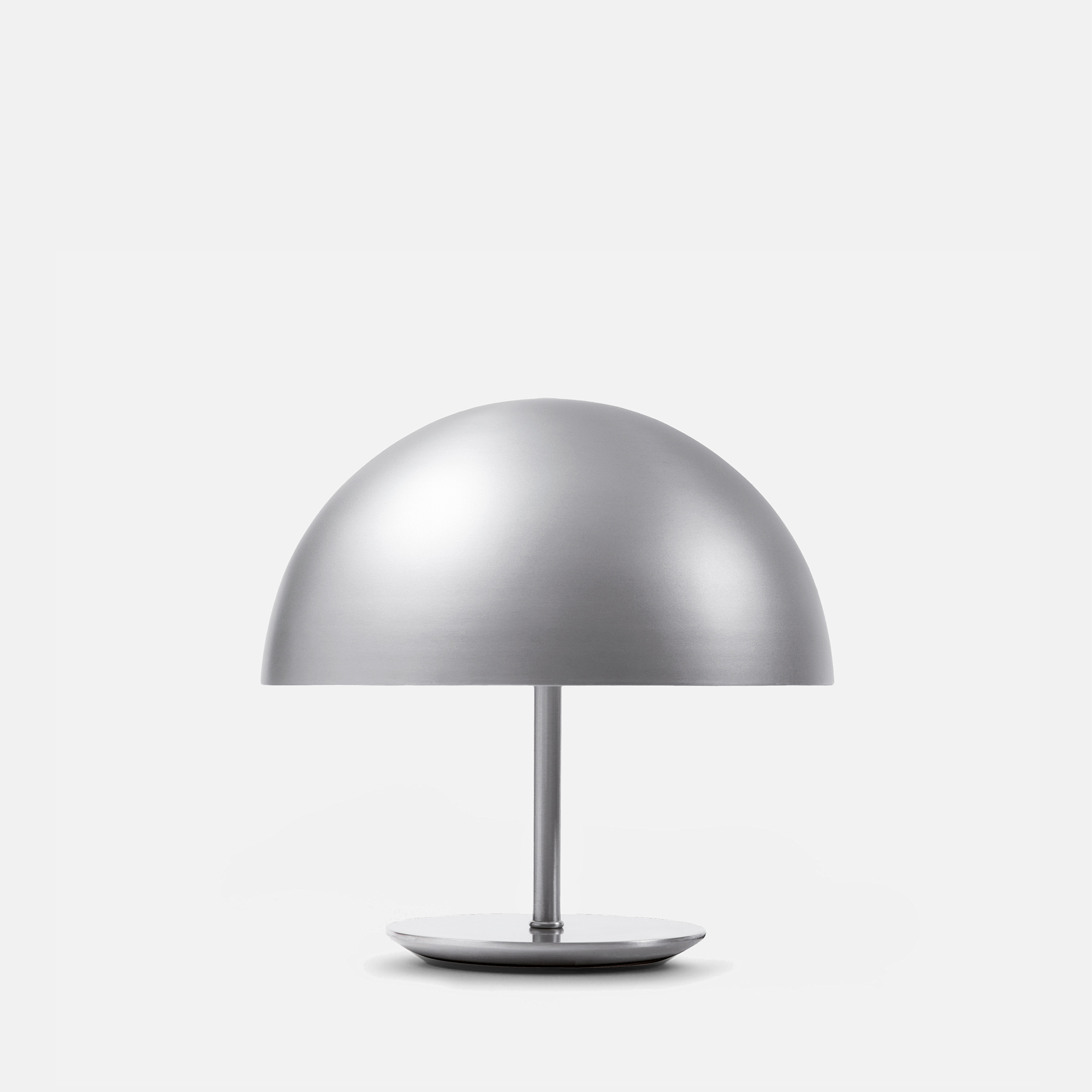 small aluminium dome table lamp