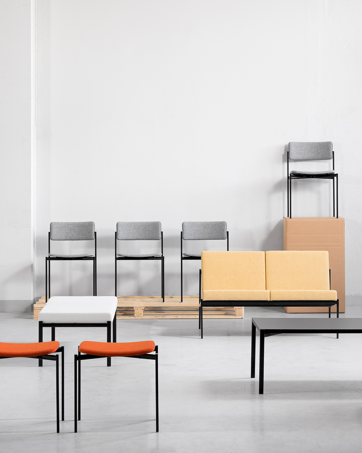 1960s modernist furniture collection - Kiki by Artek