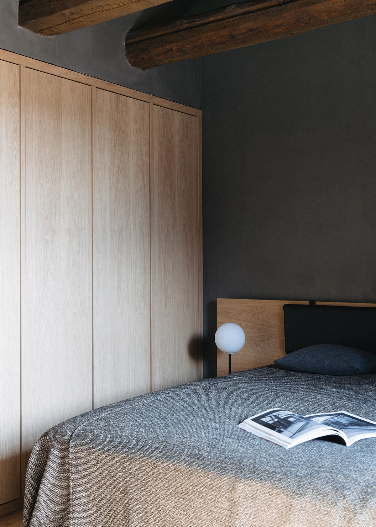 Modern minimal bedroom at The Audo