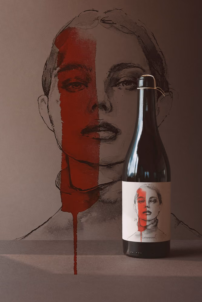 Wine label & illustration