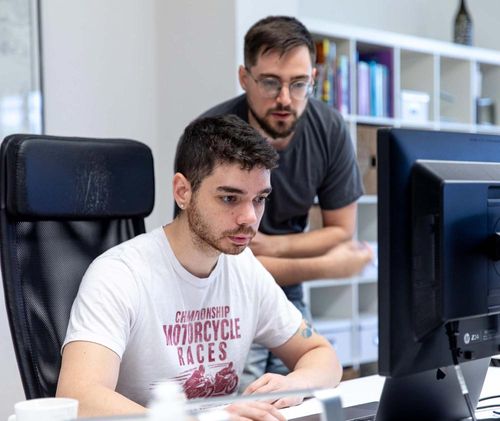 developers werken samen