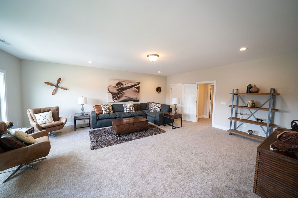 Large, open living room area