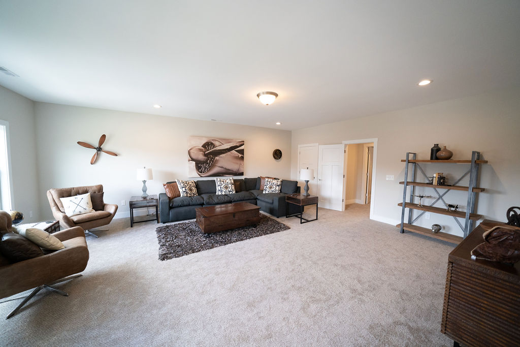 Alternative shot of large, open living room
