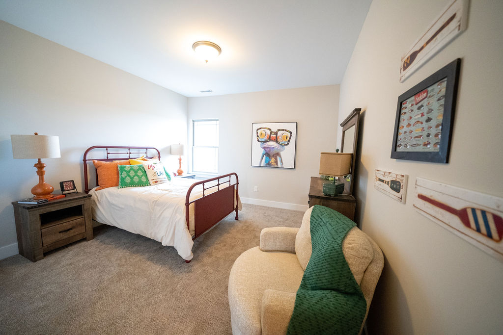 Children's room with bed and decorations