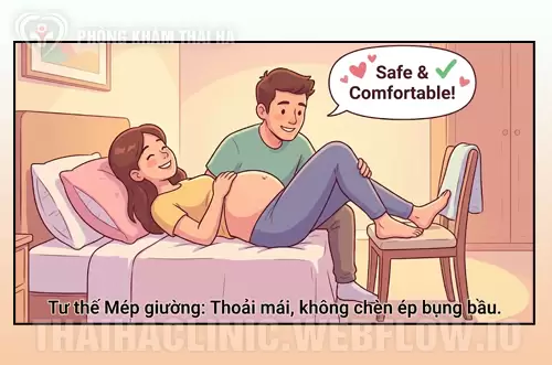 Tư thế quan hệ mép giường