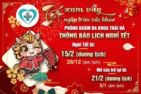 Lịch nghỉ Tết phòng khám Thái Hà 2026