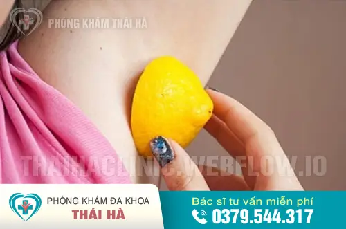 Điều trị hôi nách bằng chanh