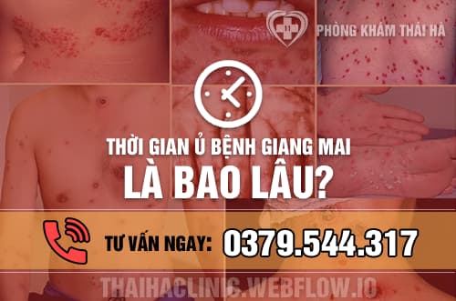 Thời gian ủ bệnh giang mai trong bao lâu?