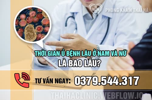 Thời gian ủ bệnh lậu ở nam và nữ giới là bao lâu