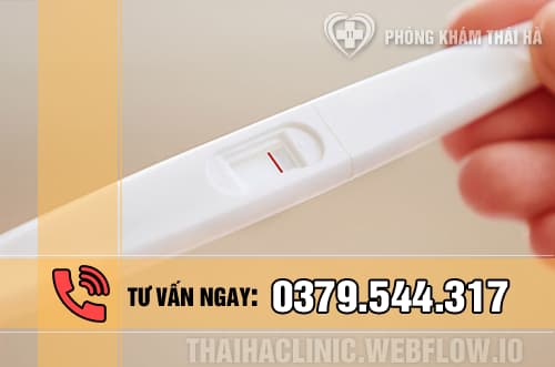 Chậm kinh thử que 1 vạch có thai không?