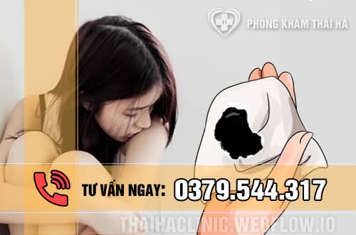 Ra khí hư màu đen trước kỳ kinh nguyệt