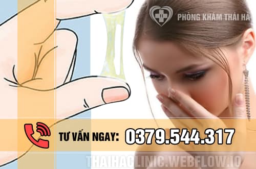 Ra nhiều khí hư màu vàng có mùi hôi