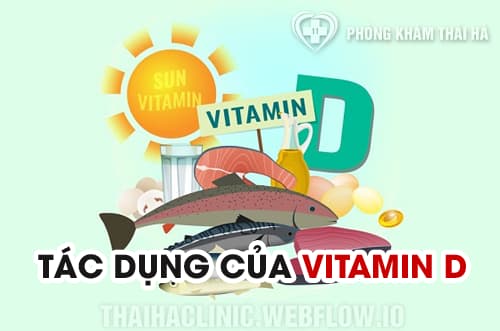 Tác dụng của vitamin D tới sức khỏe con người