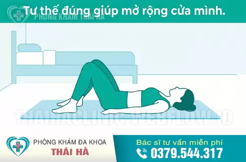 Bước 3: Chọn tư thế đặt thuốc