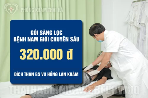 Gói sàng lọc bệnh nam giới chuyên sâu do bác sĩ Lân thực hiện