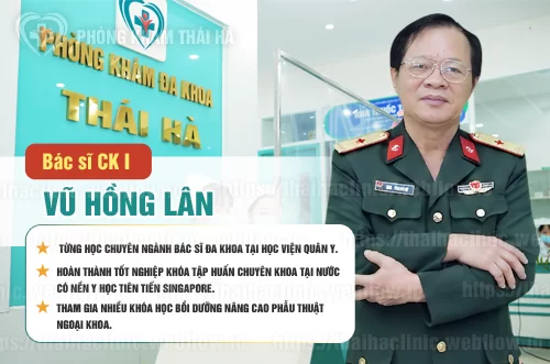 Trình độ học vấn của bác sĩ Vũ Hồng Lân