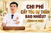 Chi phí cấy tóc tự thân bao nhiêu? Bảng giá 2026