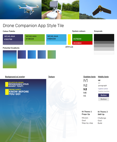 Style tile for digital applications.