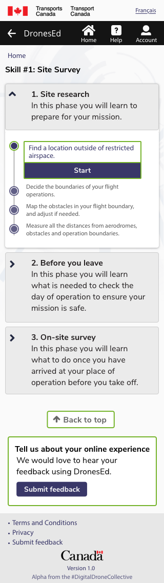 Final homepage design with branding.