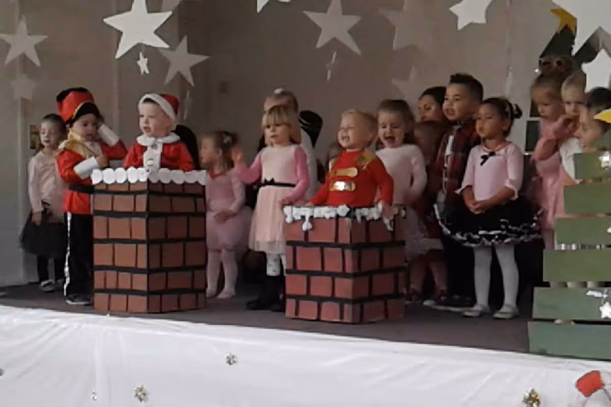photo of children in a nativity play