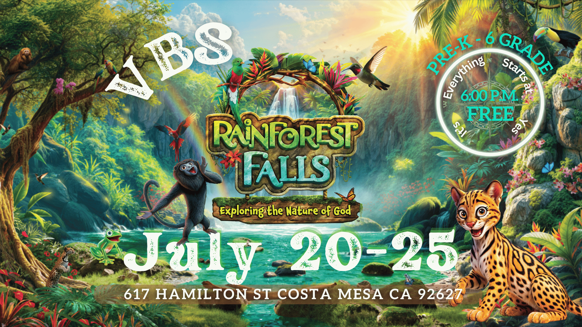 Vacation Bible School - Rainforest Falls