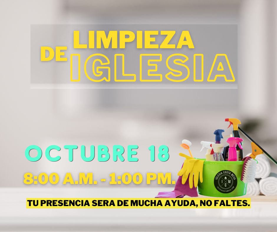 Día de limpieza de Iglesia