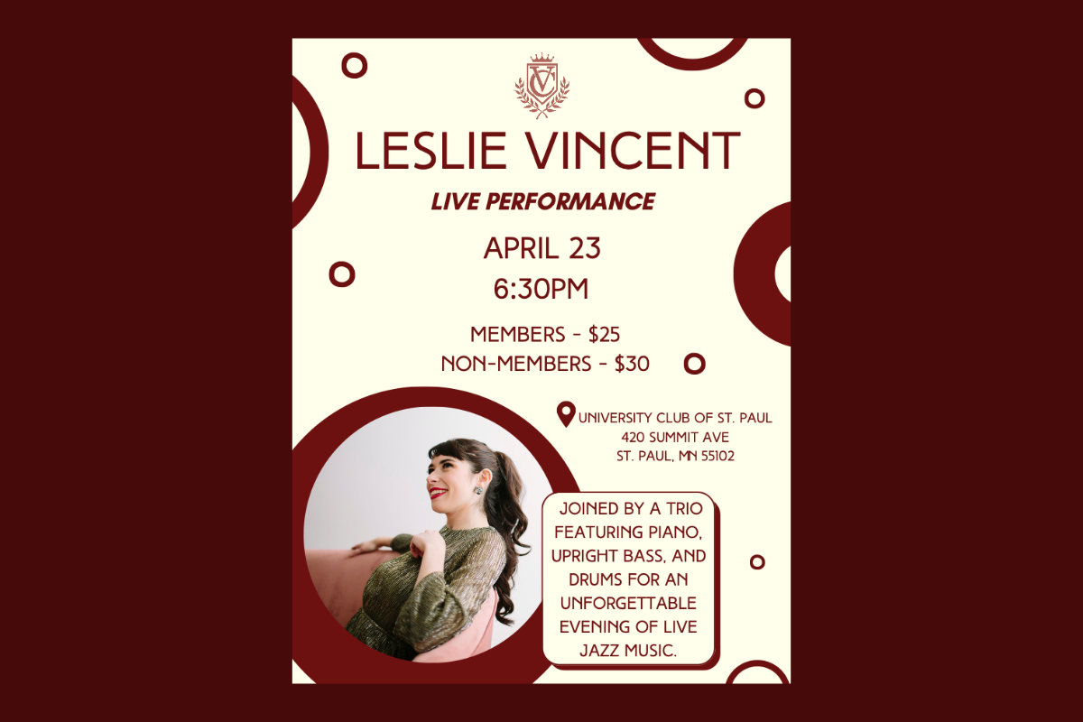 A Night of Modern Jazz & Storytelling with Leslie Vincent