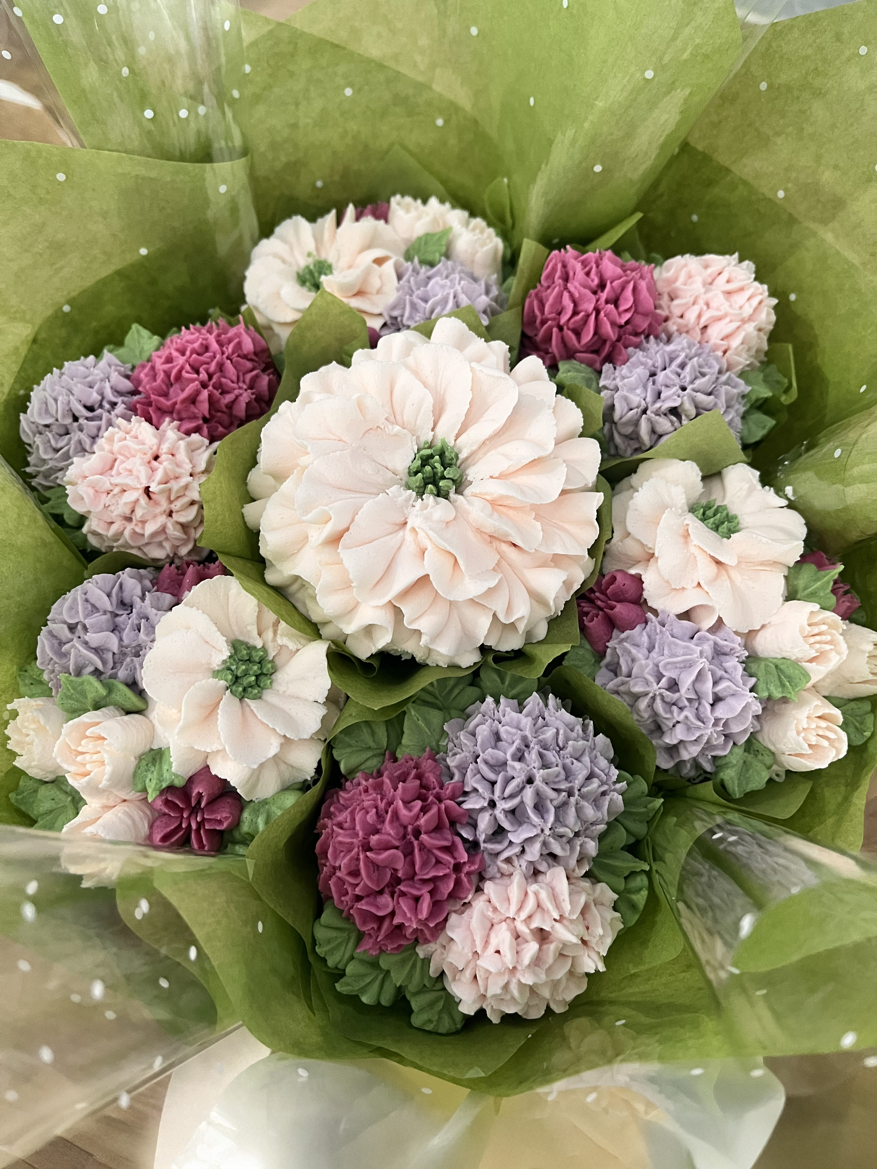 Deluxe Floral Cupcake Bouquets