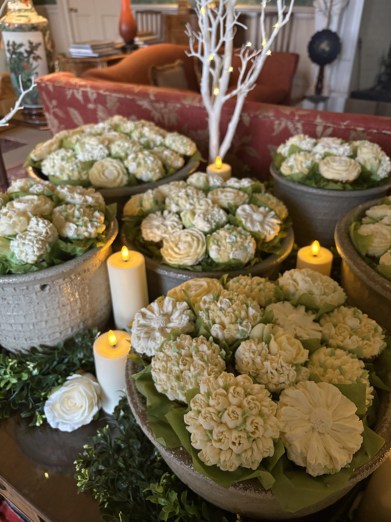 Wedding Cupcake Garden Pots