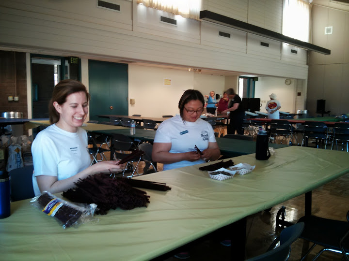 My awesome happy helpers!