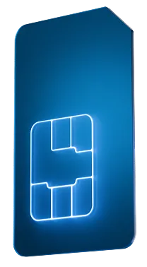 M2M sim card blue WhereverSIM