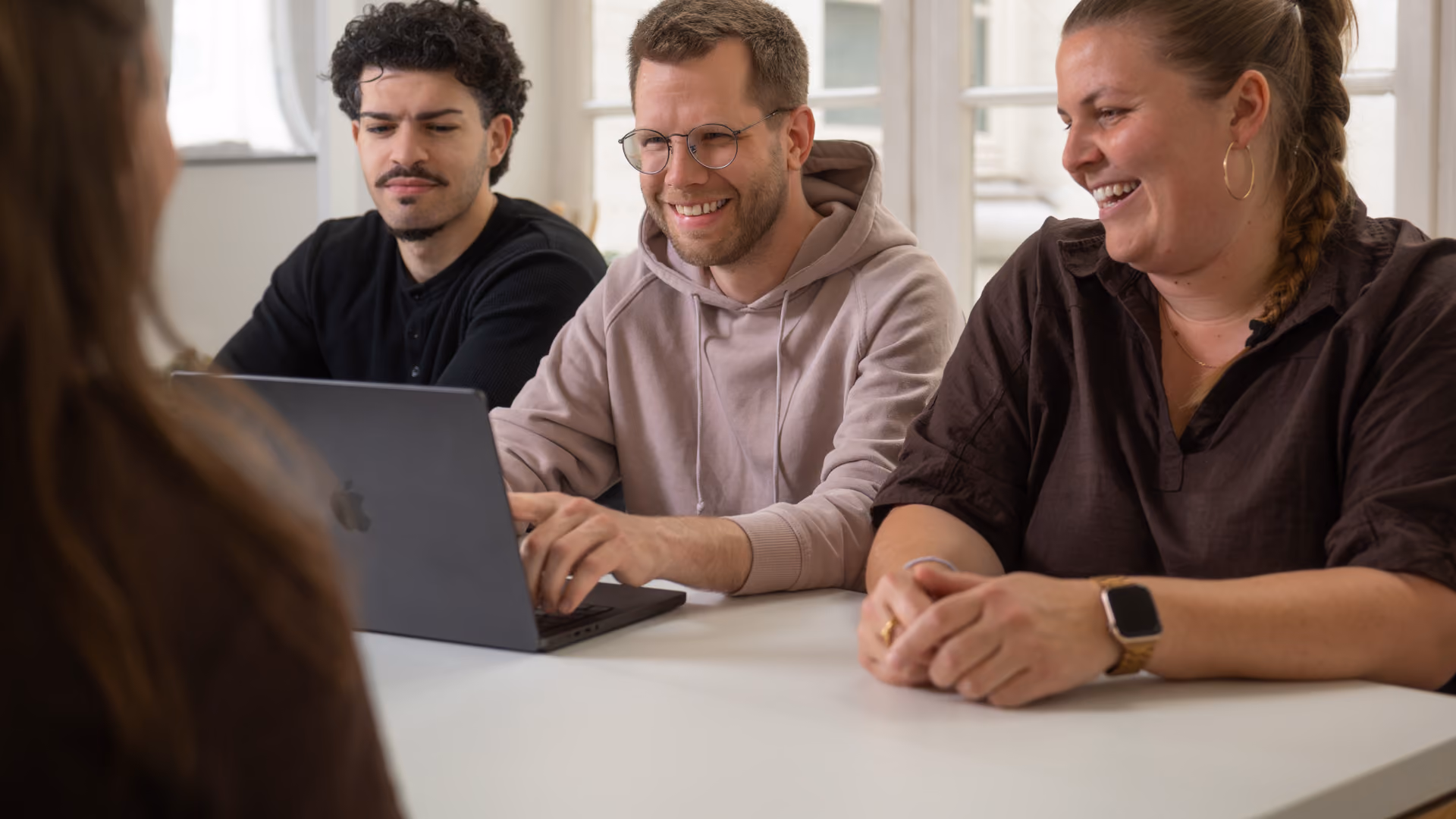 Team bei einem Vorstellungsgespräch