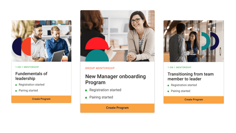 New Management Program New manager programs | Together Mentoring Software