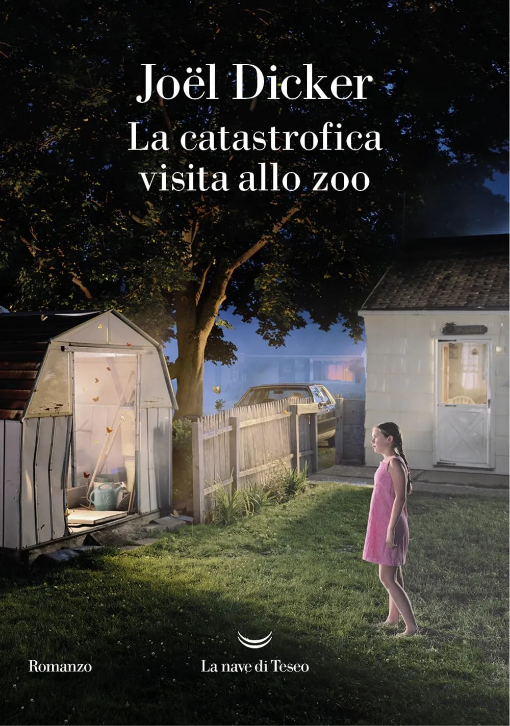 Copertina del libro "La catastrofica visita allo zoo" di Joël Dicker, edito da La Nave di Teseo