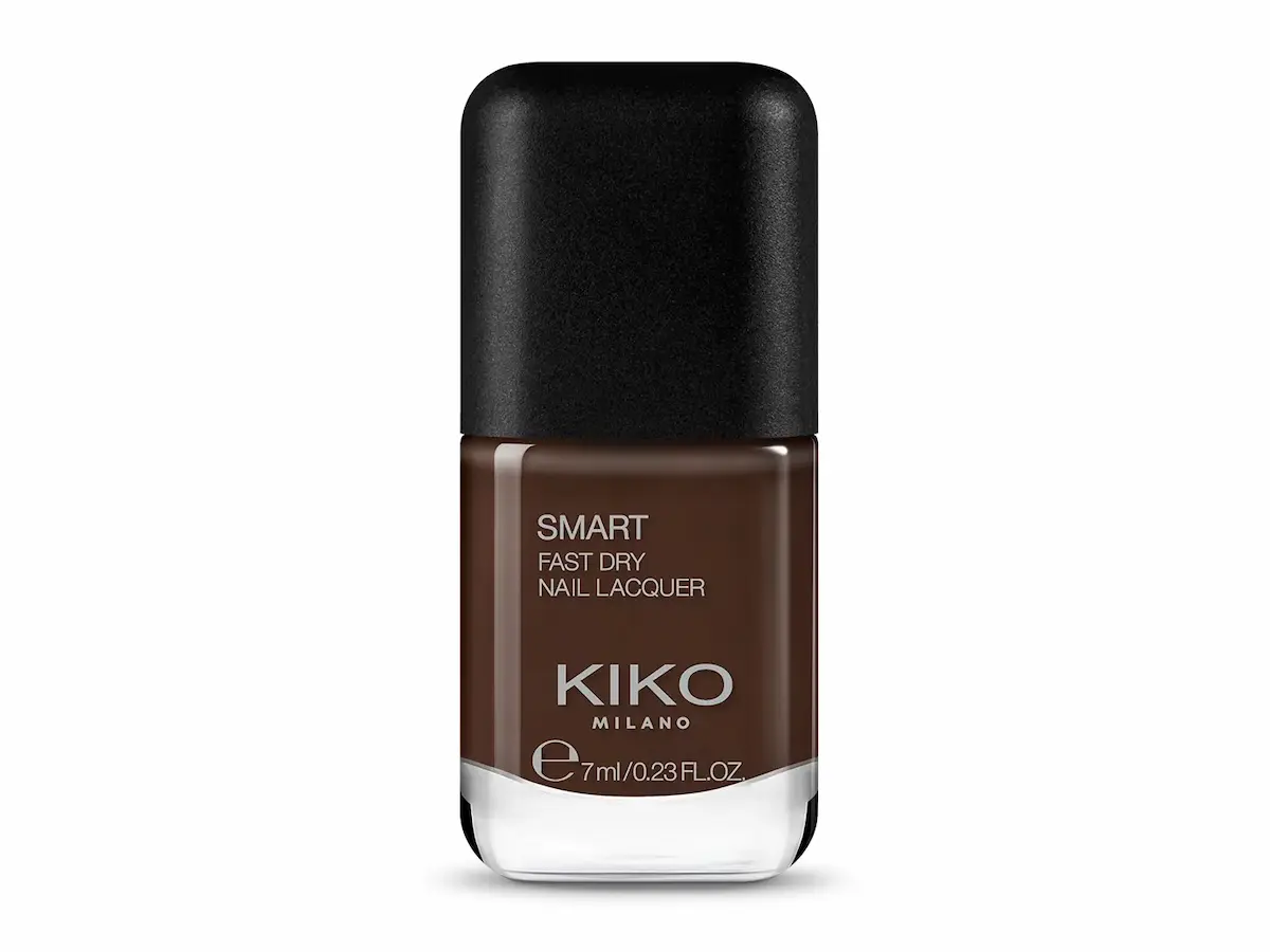 Smalto KIKO Smart Fast Dry, tonalità cioccolato lucido, 7ml