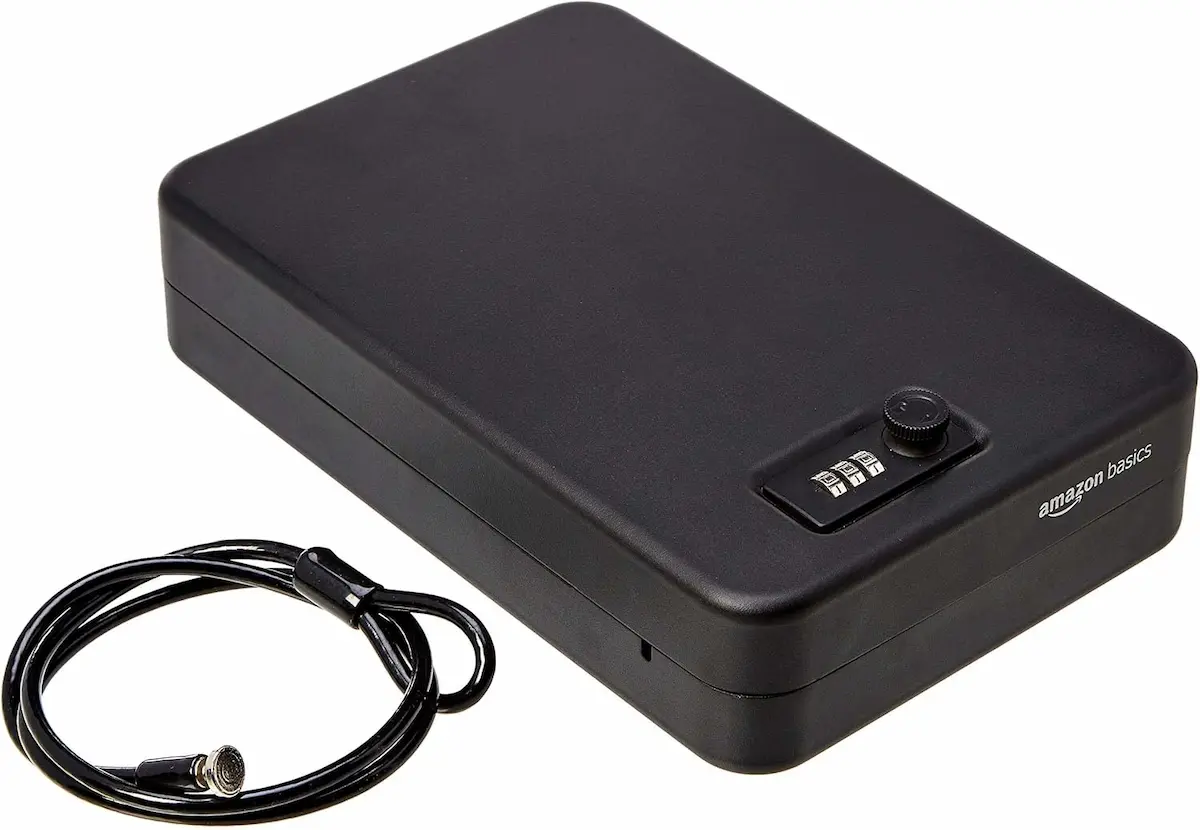 Amazon Basics Cassetta di sicurezza portatile