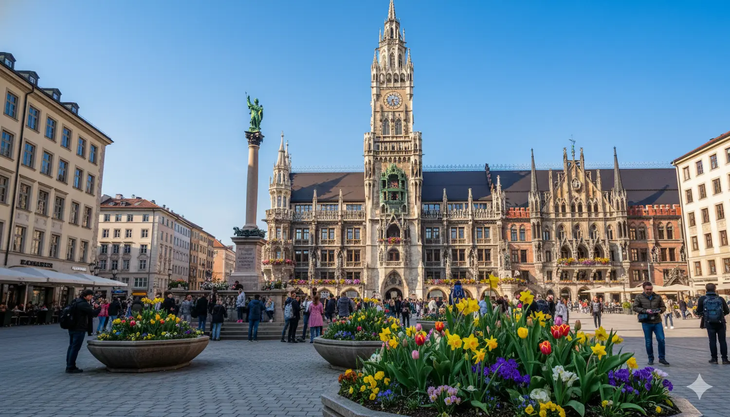 Monaco Baviera marzo 2026: Marienplatz per Starkbierzeit e cultura