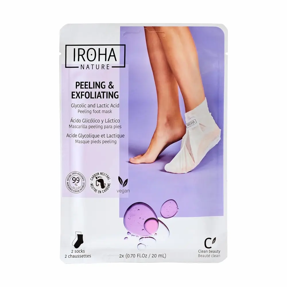 Iroha Nature Peeling & Exfoliating maschera piedi esfoliante