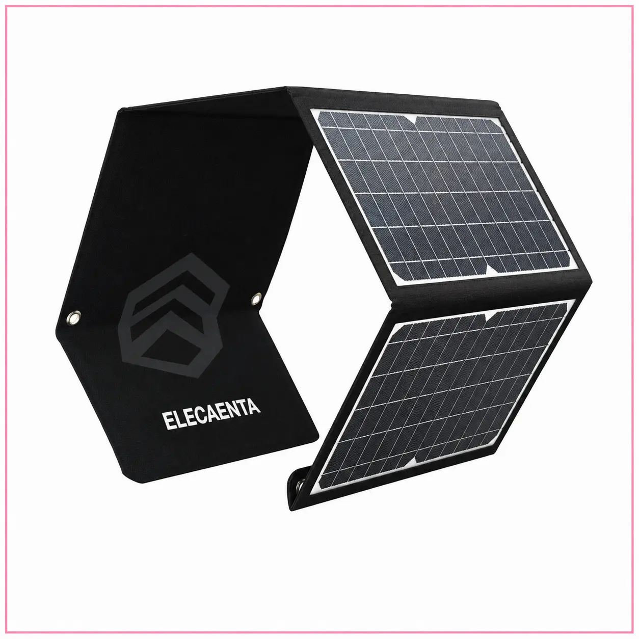 Pannello solare ELECAENTA 30W pieghevole per smartphone, campeggio e viaggi outdoor
