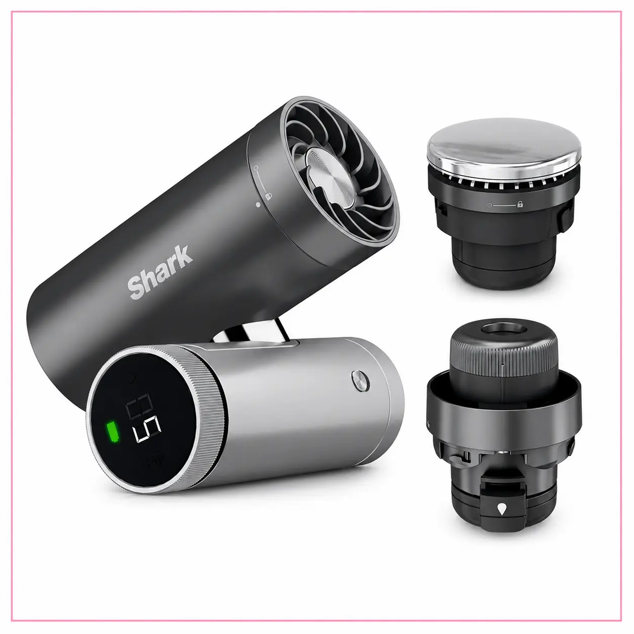 Shark ChillPill FA022EU, ventilatore portatile 3 in 1 con nebulizzatore e piastra refrigerante